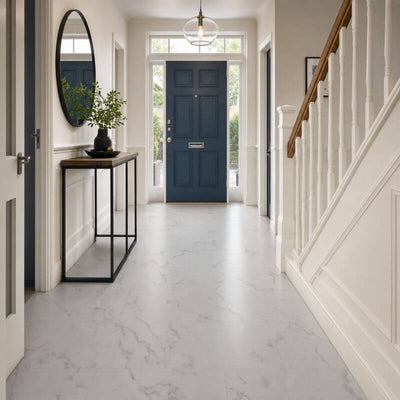 Durova Carrara Marble Gloss SPC Flooring