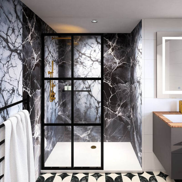 Premium Large Sacramento 1.0m x 2.4m Shower Panel