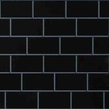 Black Metro Brick 8mm - Priced to Clear