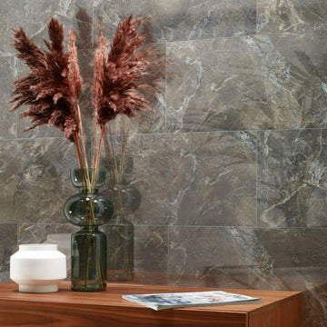 Dumawall Plus Glossy Sambro Wall Tile | Solid Bathroom Wall Tile | 8 Pack