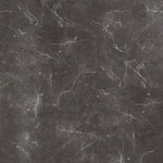 Close-up of a dark marble texture with intricate white veining, natural stone pattern for luxury interior design background.