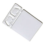 Blank SIM card adapter on white background