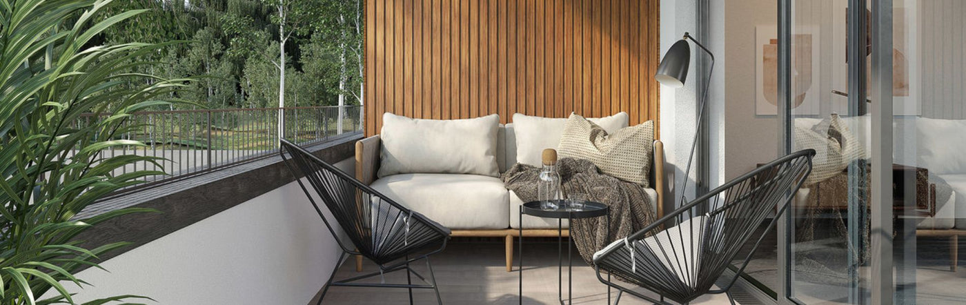 Garden Ideas Using External Wall Cladding