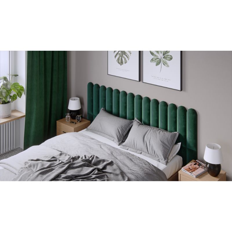 How to use luxury wall panels to make a unique headboard in your bedroom