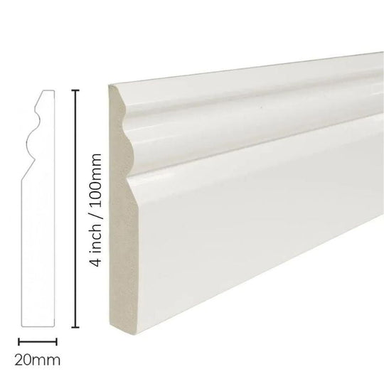 PVC Solid Skirting Board The Panel Company