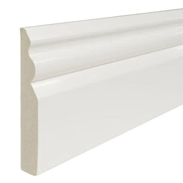 PVC Solid Skirting Board 100mm x 2.5m | 2 Pack