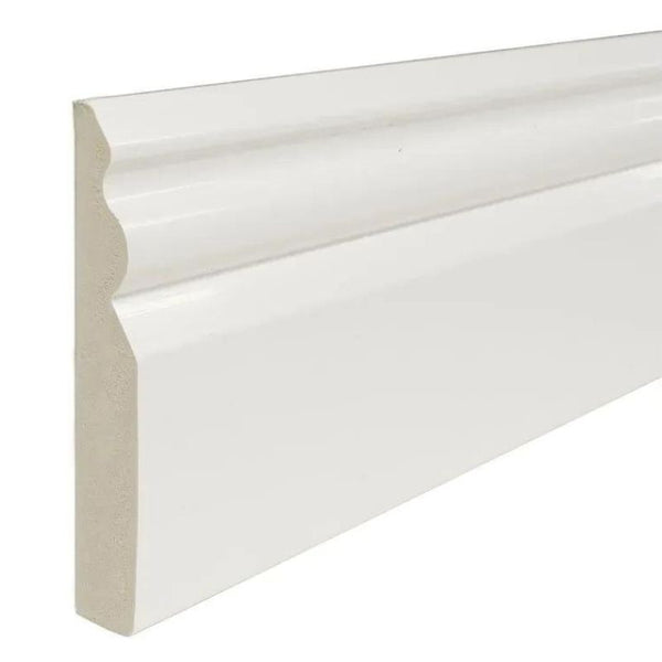 PVC Solid Skirting Board 100mm x 2.5m | 2 Pack