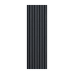 Charcoal Acoustic Wide-Slat Wall Panel - Sulcado