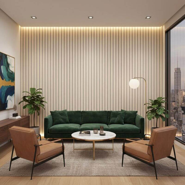 STRIVO Premium Birch Acoustic Slat Wall Panel