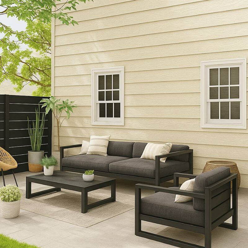 Chalk Cladding Ulkona Composite Cladding - Chalk Birch – Panel Company