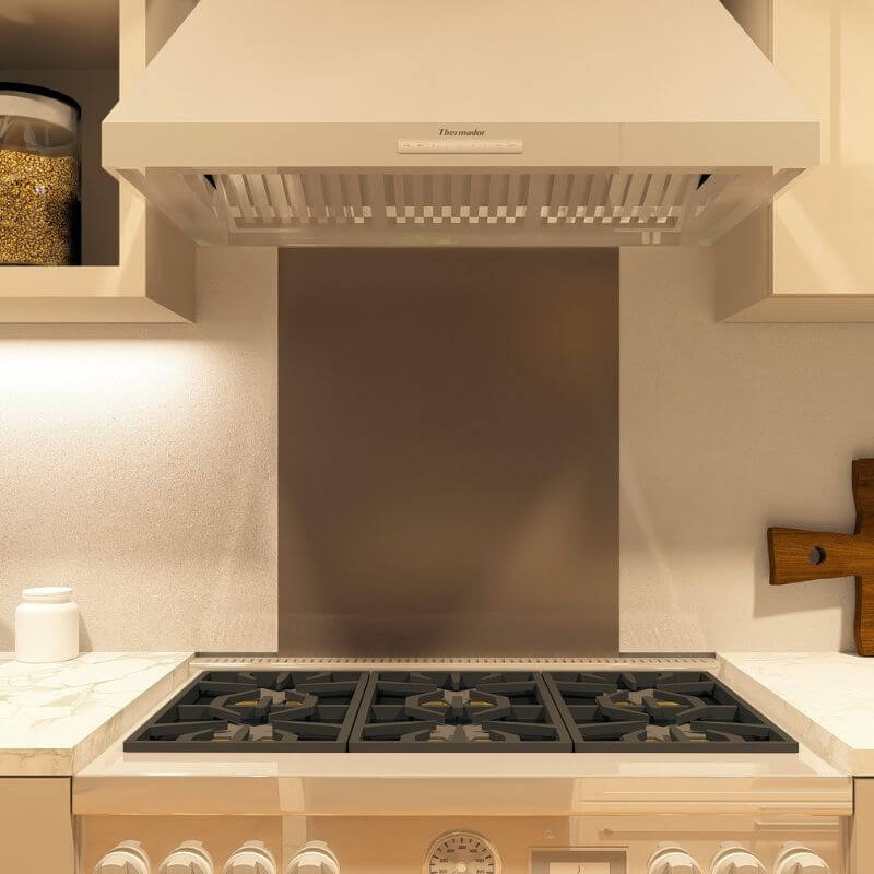 Champagne Hob Splashback - Eldhaus