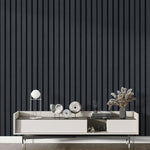 Charcoal-acoustic-slat-wall