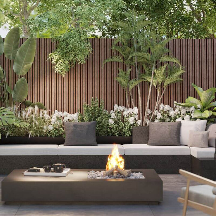 Chestnut Panel Ulkona Composite Slatted Cladding - Chestnut – Panel Company