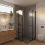 Imprevia Compact Grey Plain Gloss Wall Panel - 1.2M x 2.4M