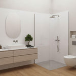 Imprevia Compact Ice White Herringbone Wall Panel - 1.2M x 2.4M