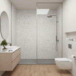 Imprevia Coral Terrazzo PVC Shower Panel - 1M x 2.4M