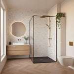 Imprevia Coral Terrazzo PVC Shower Panel - 1M x 2.4M