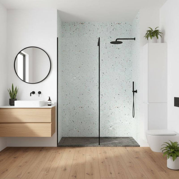 Imprevia Coral Terrazzo PVC Shower Panel - 1M x 2.4M