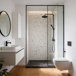 Imprevia Coral Terrazzo PVC Shower Panel - 1M x 2.4M