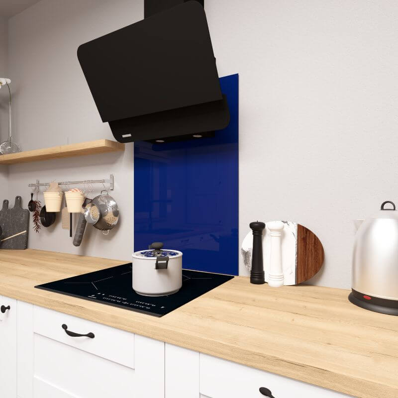 Dark Blue Kitchen Splashback - Eldhaus
