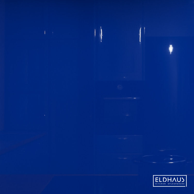 Dark Blue Kitchen Splashback - Eldhaus