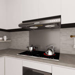Dark Grey Hob Splashback - Eldhaus