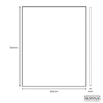 Dark Grey Hob Splashback - Eldhaus