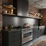 Dark Grey Kitchen Splashback - 3M | Eldhaus