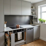 Dark Grey Kitchen Splashback - 3M | Eldhaus