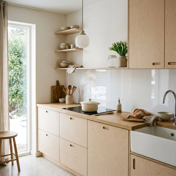 Pearl White Kitchen Splashback - 3M | Eldhaus