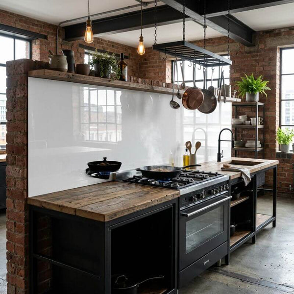 Pearl White Kitchen Splashback - 3M | Eldhaus