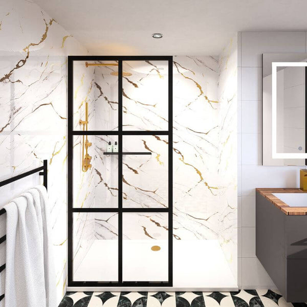 Premium Large Florence Shower Panel 1.0m x 2.4m Shower Panel Sample