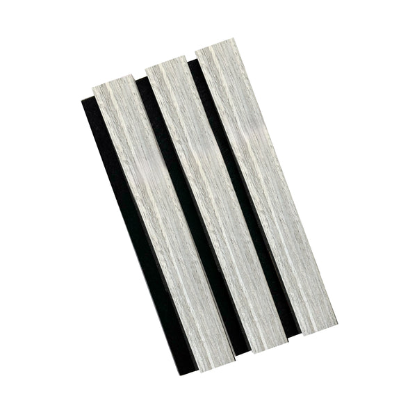 STRIVO Premium Grey Oak Acoustic Slat Wall Panel - Sample