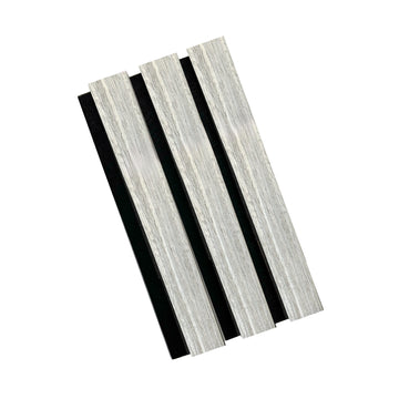Grey Oak Acoustic Slat Wall Panel - Sulcado Sample