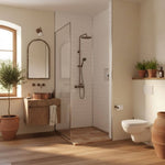 Imprevia Compact Ice White Metro Tile Wall Panel - 1.2M x 2.4M