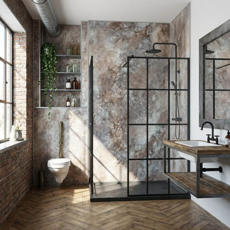 Imprevia Galaxy PVC Shower Panel - 1M x 2.4M