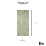 Imprevia Jade Onyx PVC Shower Panel - 1M x 2.4M