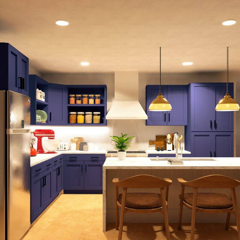 Light Grey Hob Splashback - Eldhaus