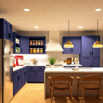 Light Grey Hob Splashback - Eldhaus