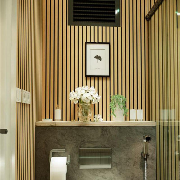 Natural Oak Water Resistant Slat Wall Panel