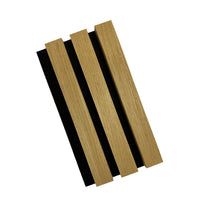 Natural Oak Acoustic Slat Wall Panel - Sulcado Sample