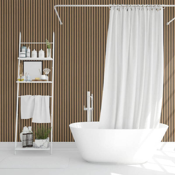 Natural Oak Water Resistant Slat Wall Panel