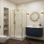Imprevia Opal Onyx PVC Shower Panel - 1M x 2.4M