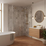 Imprevia Paros Grey PVC Shower Panel - 1M x 2.4M