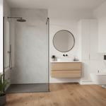 Imprevia Polished Concrete PVC Shower Panel - 1M x 2.4M