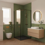 Imprevia Compact Sage Green Metro Tile Wall Panel - 1.2M x 2.4M