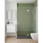 Imprevia Compact Sage Green Metro Tile Wall Panel - 1.2M x 2.4M