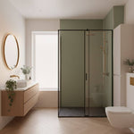 Imprevia Compact Sage Green Plain Velvet Wall Panel - 1.2M x 2.4M