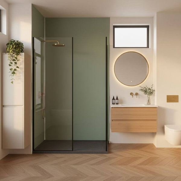 Imprevia Compact Sage Green Plain Velvet Wall Panel - 1.2M x 2.4M