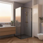 Imprevia Compact Silver Grey Metro Tile Wall Panel - 1.2M x 2.4M